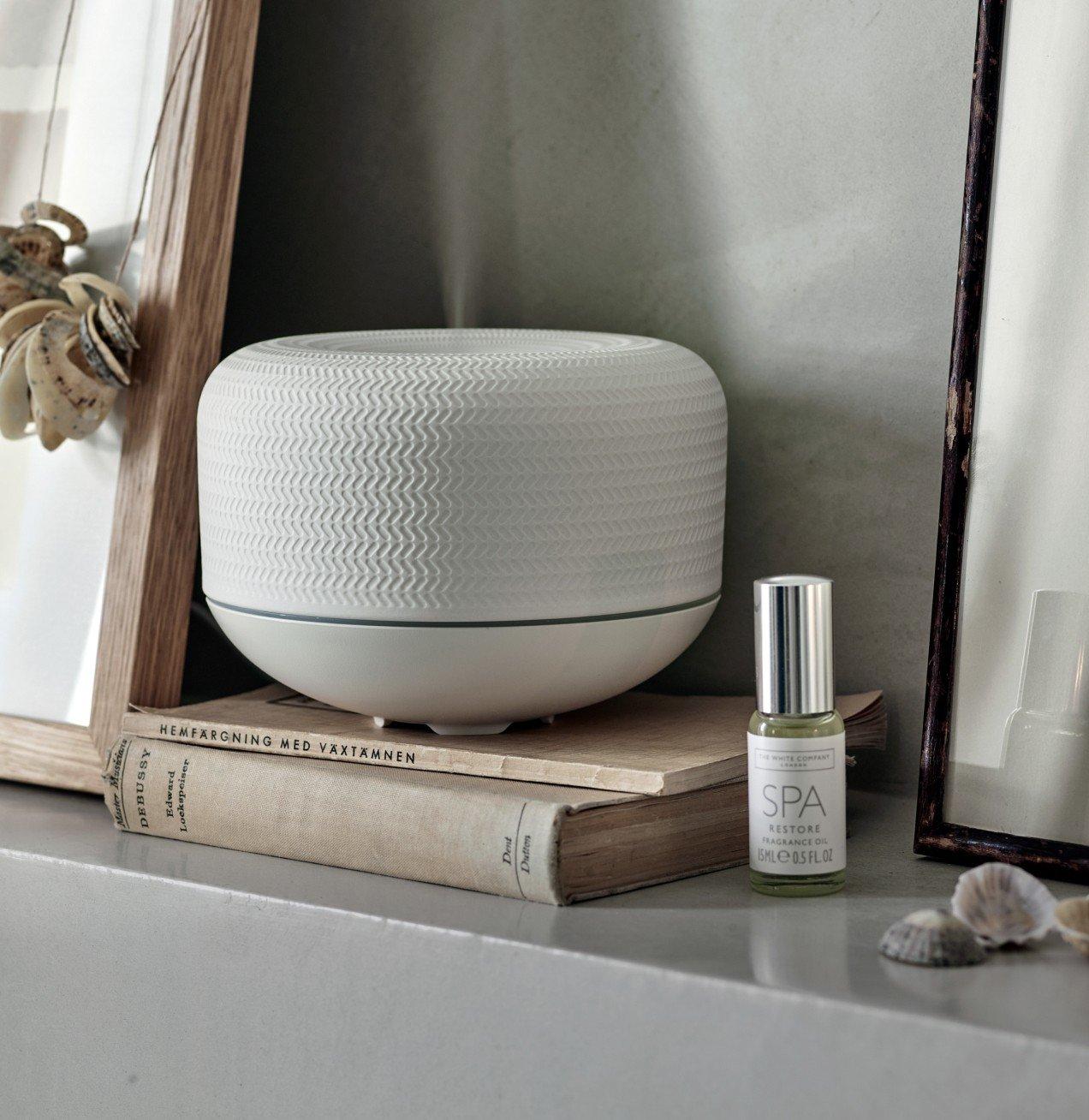 textured ceramic electronic diffuser